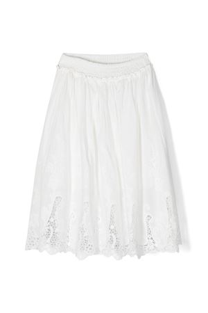 White cotton skirt ERMANNO SCERVINO KIDS | SFGO040CRI350BS0030002